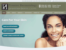 Tablet Screenshot of premierderm.com